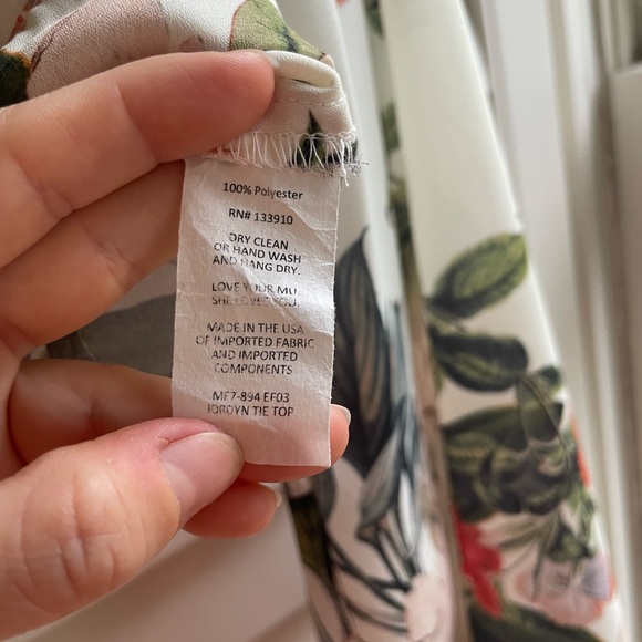 Nature Pattern Show Me Your Mumu Wrap Top - Picture 6 of 10